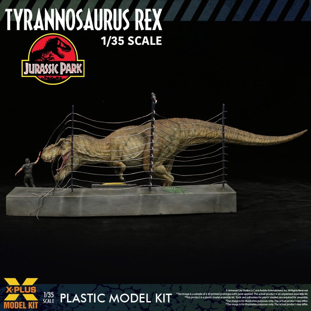 Jurassic Park Plastic Model Kit 1/35 Tyrannosaurus Rex 42 cm – Bild 12