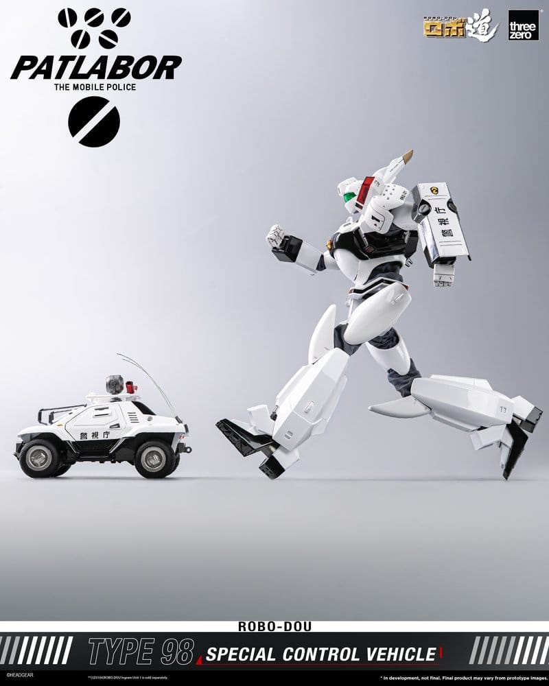 Mobile Police Patlabor ROBO-DOU Typ 98 Spezielles Kontrollfahrzeug 10 cm – Bild 4