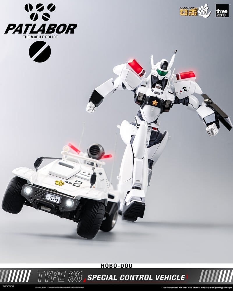 Mobile Police Patlabor ROBO-DOU Typ 98 Spezielles Kontrollfahrzeug 10 cm – Bild 7