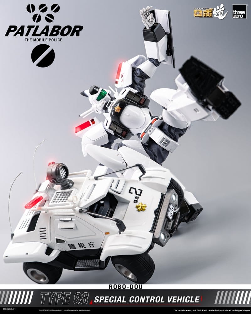 Mobile Police Patlabor ROBO-DOU Typ 98 Spezielles Kontrollfahrzeug 10 cm – Bild 8