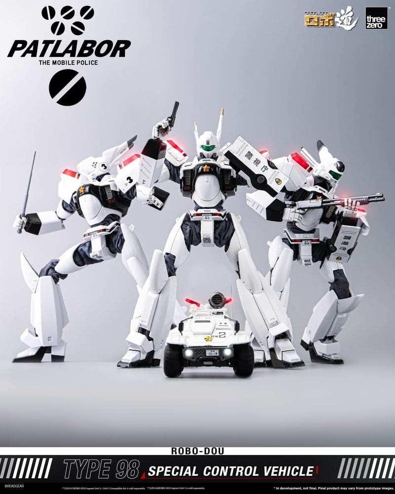 Mobile Police Patlabor ROBO-DOU Typ 98 Spezielles Kontrollfahrzeug 10 cm – Bild 9