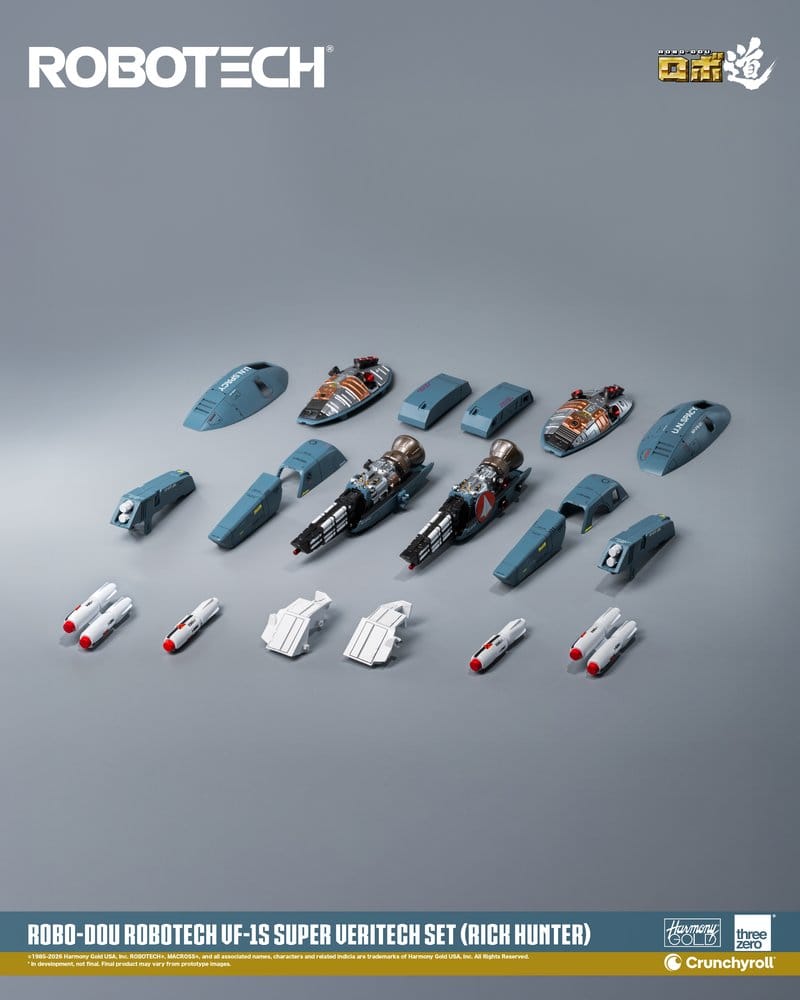 Robotech Robo-Dou Actionfigur VF-1S Super Veritech Set (Rick Hunter) 20 cm – Bild 17