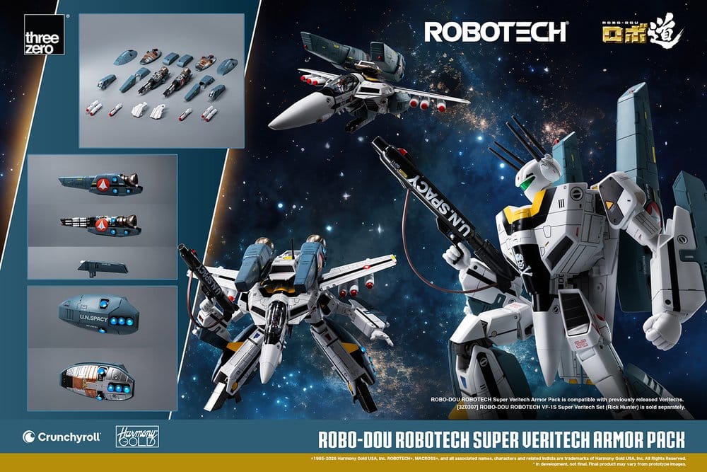 Robotech Robo-Dou Zubehör-Set Super Veritech Armor Pack – Bild 11