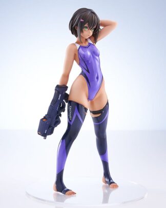 Arms Note PVC Figur 1/7 Buchou-chan of the Swimming Club Purple Swimsuit Ver. 22 cm