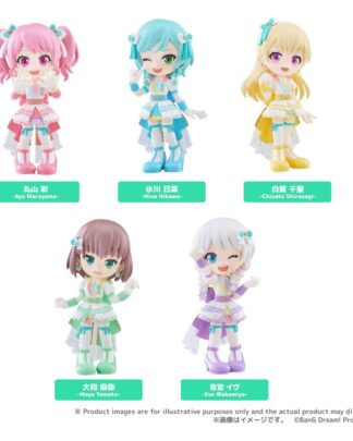 BanG Dream! PalVerse Minifiguren Pastel*Palettes Blind Box Display (6)
