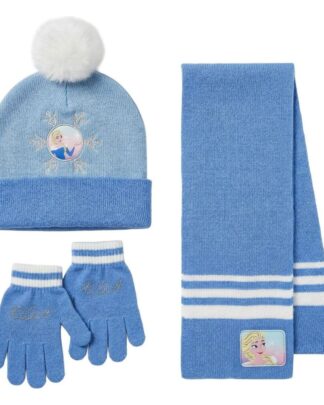 Die Eiskönigin Beanie, Schal & Handschuhe 3er-Set