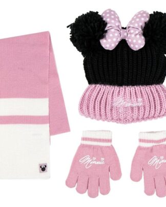 Disney 3er-Set Beanie, Schal & Handschuhe Minnie Mouse