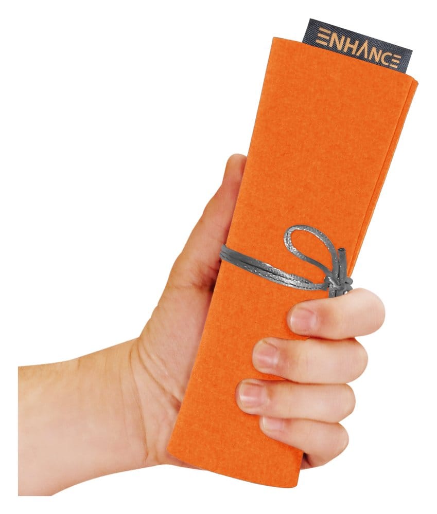 Enhance Tabletop-Zubehör Roll on a Scroll Würfel und Würfelmatte Orange – Bild 4