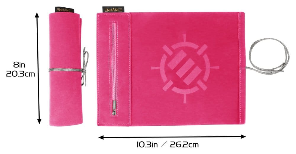 Enhance Tabletop-Zubehör Roll on a Scroll Würfel und Würfelmatte Pink – Bild 2