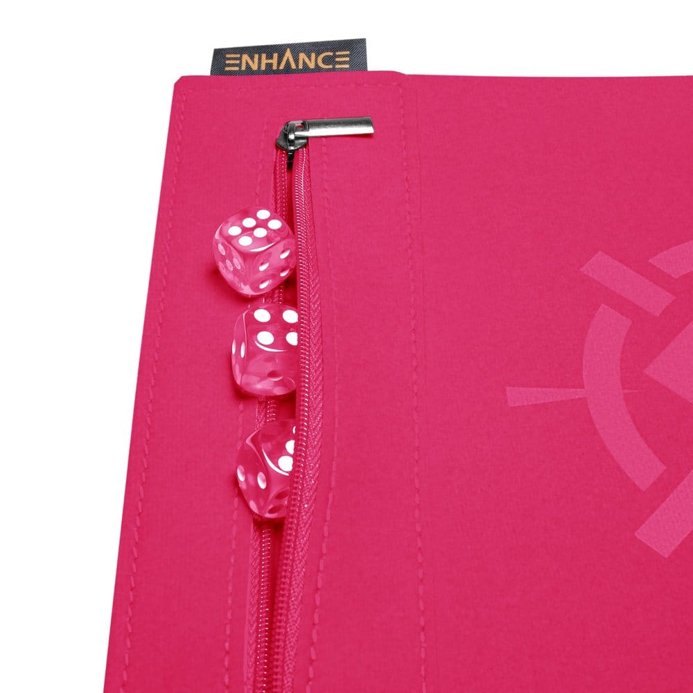 Enhance Tabletop-Zubehör Roll on a Scroll Würfel und Würfelmatte Pink – Bild 3