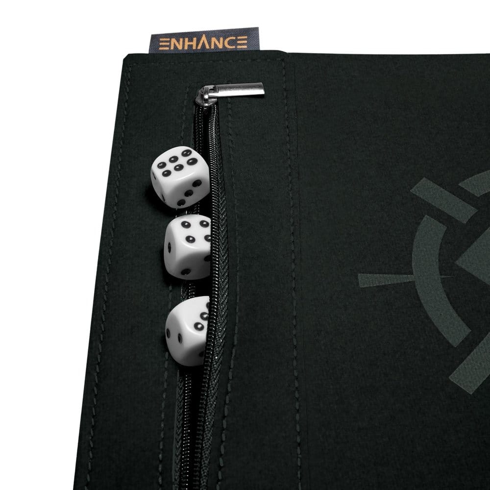 Enhance Tabletop-Zubehör Roll on a Scroll Würfel und Würfelmatte Weiß – Bild 3