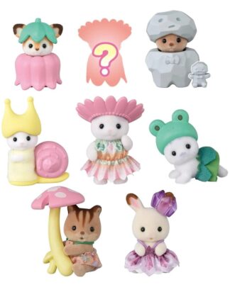Sylvanian Families Minifiguren Waldfeen Babyfreunde Überraschungstüte 5 cm Display (16)