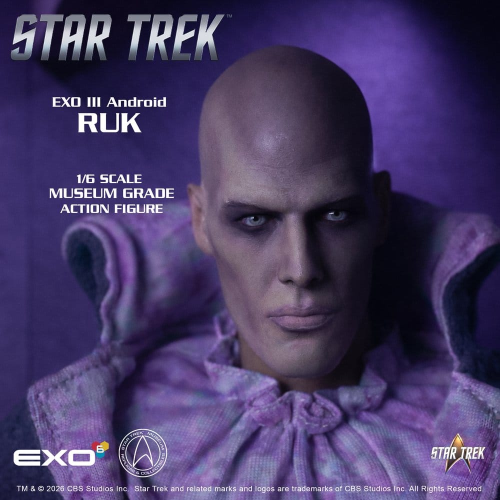 Star Trek: Raumschiff Enterprise Actionfigur 1/6 Ruk EXO III Android 33 cm – Bild 2