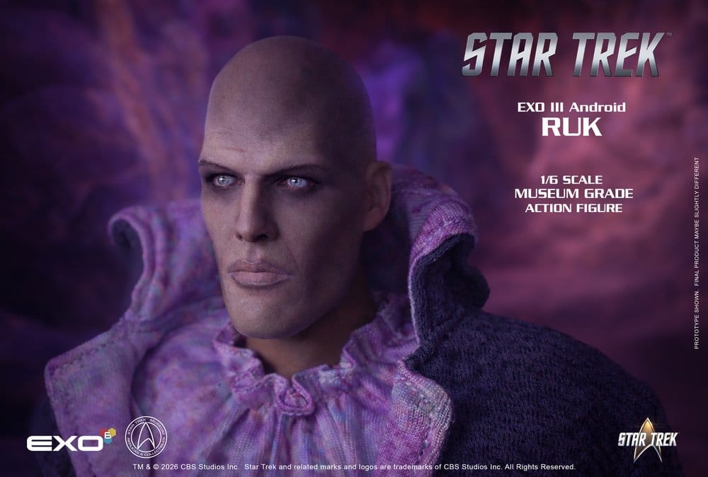 Star Trek: Raumschiff Enterprise Actionfigur 1/6 Ruk EXO III Android 33 cm – Bild 3