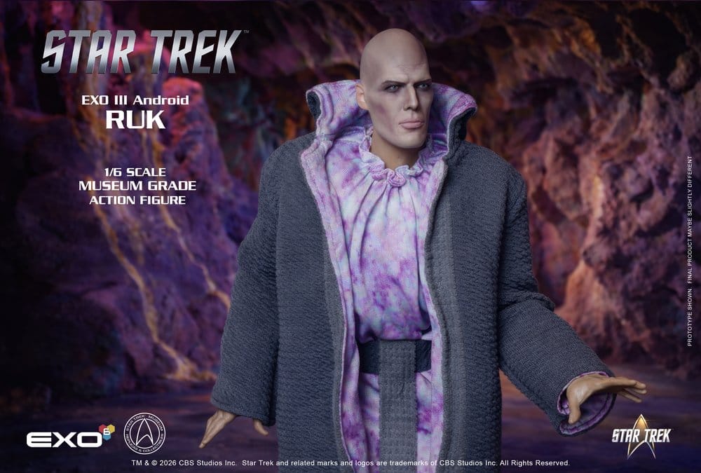 Star Trek: Raumschiff Enterprise Actionfigur 1/6 Ruk EXO III Android 33 cm – Bild 4