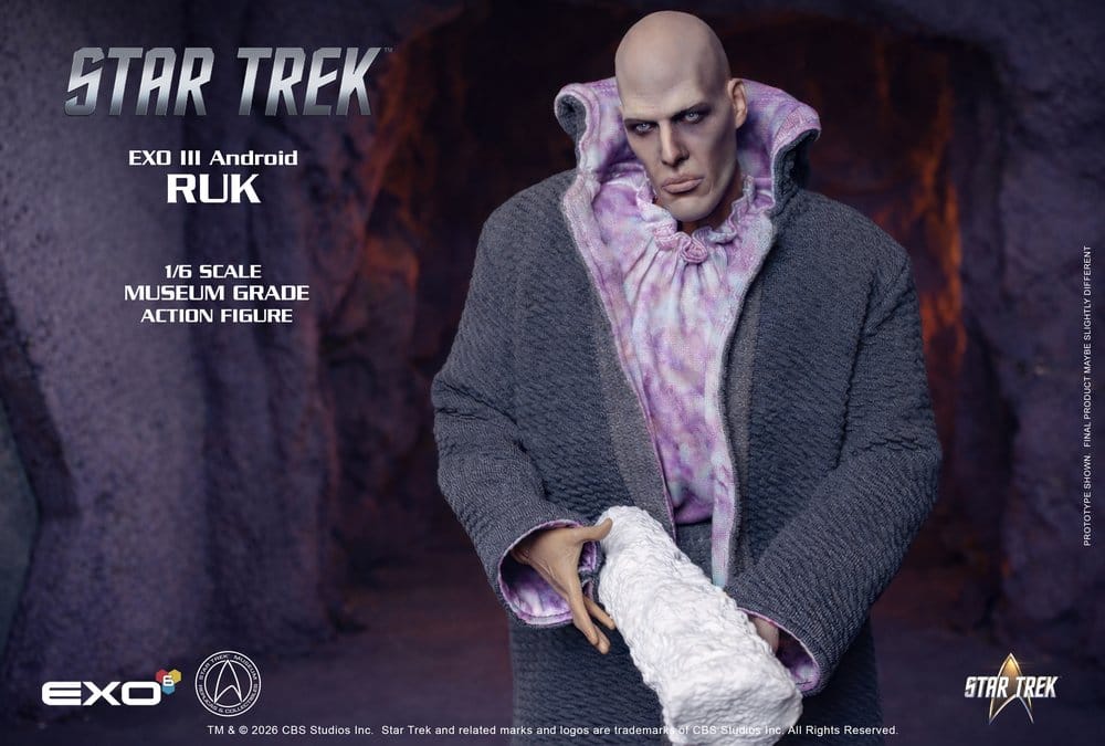 Star Trek: Raumschiff Enterprise Actionfigur 1/6 Ruk EXO III Android 33 cm – Bild 5