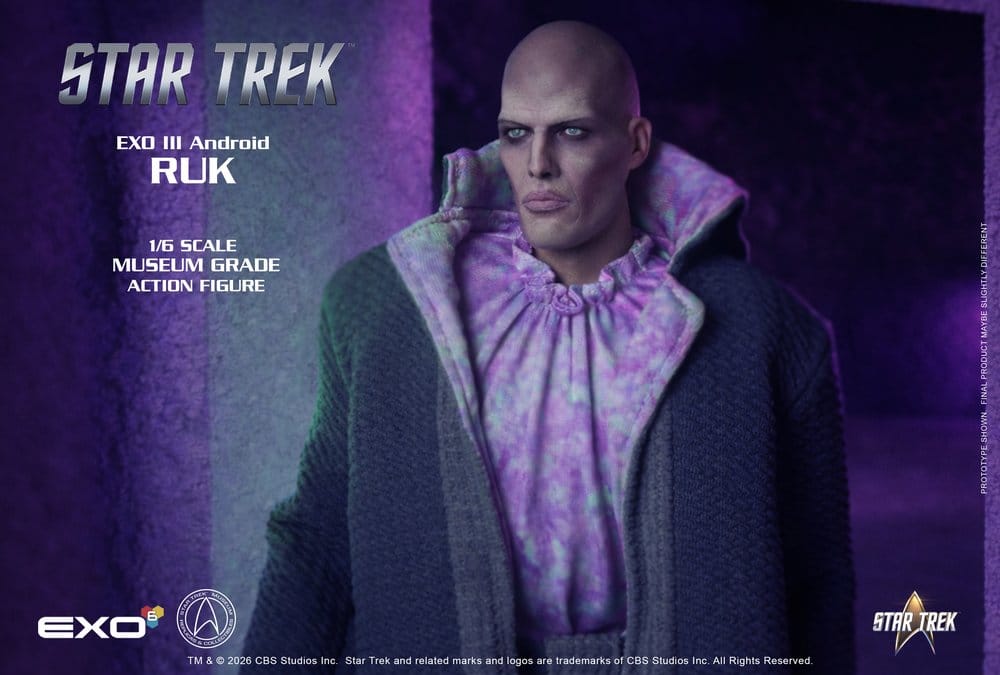 Star Trek: Raumschiff Enterprise Actionfigur 1/6 Ruk EXO III Android 33 cm – Bild 6