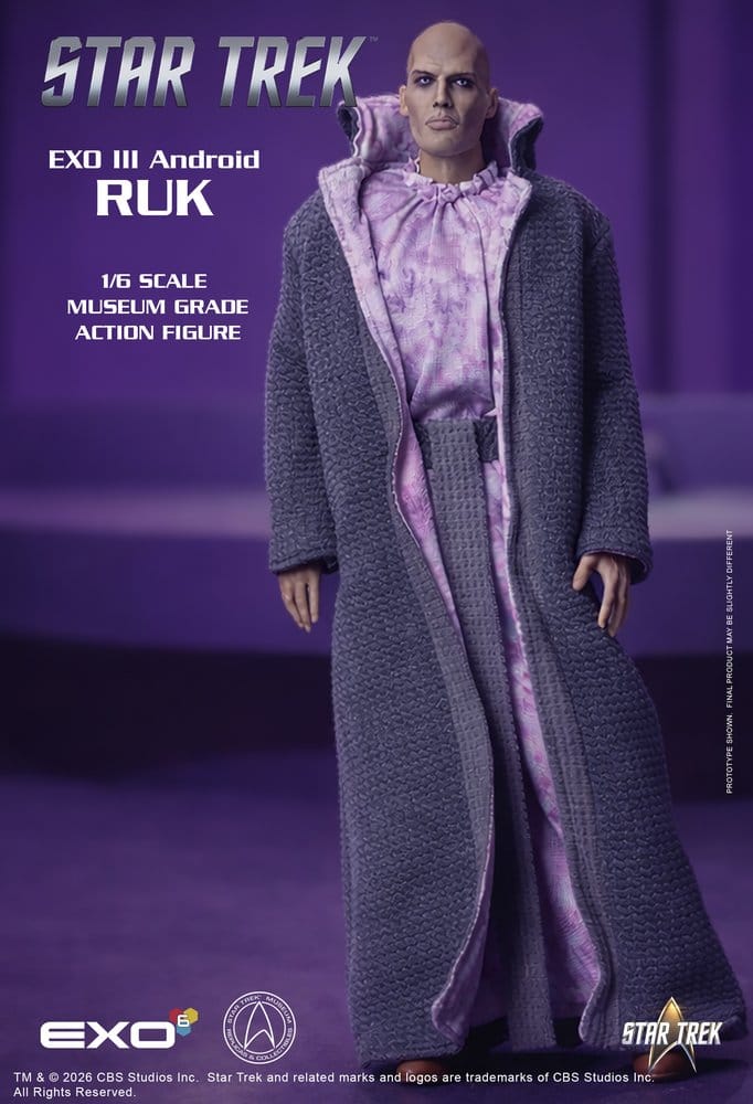 Star Trek: Raumschiff Enterprise Actionfigur 1/6 Ruk EXO III Android 33 cm – Bild 7