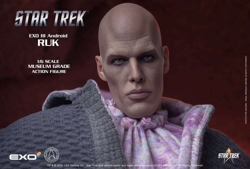 Star Trek: Raumschiff Enterprise Actionfigur 1/6 Ruk EXO III Android 33 cm – Bild 8