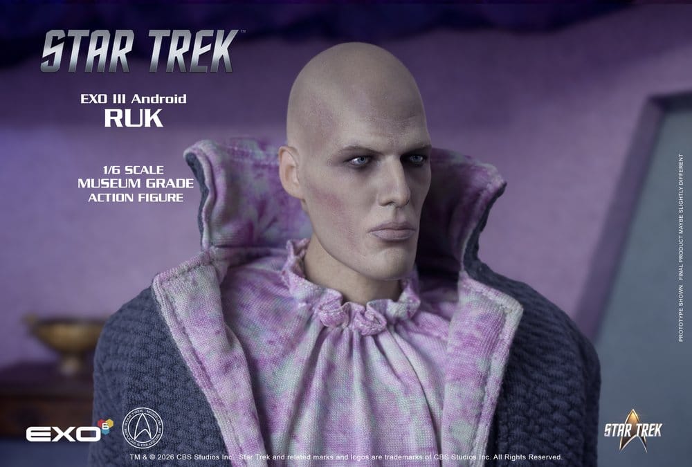 Star Trek: Raumschiff Enterprise Actionfigur 1/6 Ruk EXO III Android 33 cm – Bild 9