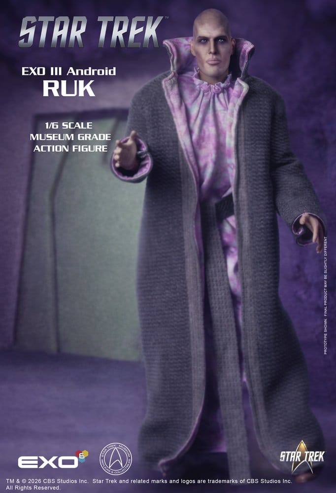 Star Trek: Raumschiff Enterprise Actionfigur 1/6 Ruk EXO III Android 33 cm – Bild 10
