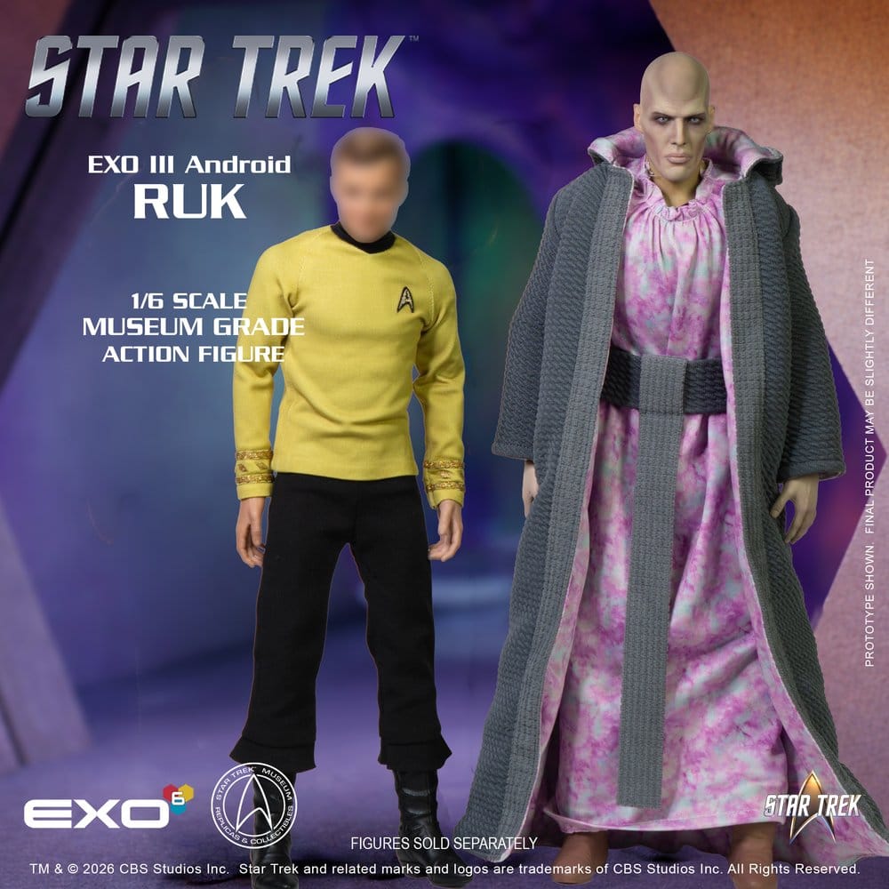 Star Trek: Raumschiff Enterprise Actionfigur 1/6 Ruk EXO III Android 33 cm – Bild 13