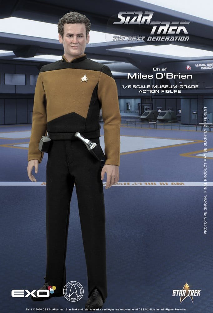 Star Trek: Das nächste Jahrhundert Actionfigur 1/6 Chief Miles O'Brien Essential Version 30 cm – Bild 2