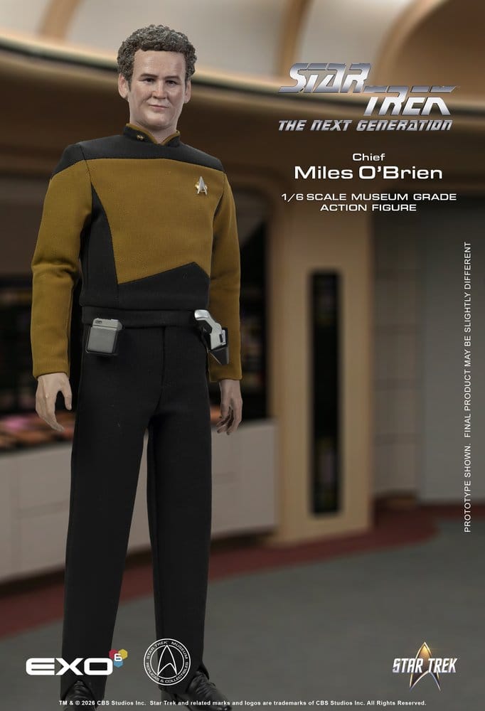 Star Trek: Das nächste Jahrhundert Actionfigur 1/6 Chief Miles O'Brien Essential Version 30 cm – Bild 3