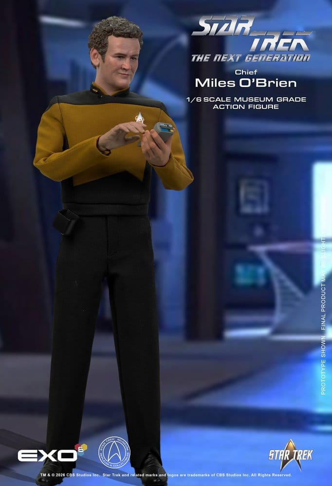 Star Trek: Das nächste Jahrhundert Actionfigur 1/6 Chief Miles O'Brien Essential Version 30 cm – Bild 4
