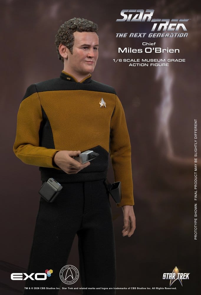 Star Trek: Das nächste Jahrhundert Actionfigur 1/6 Chief Miles O'Brien Essential Version 30 cm – Bild 5