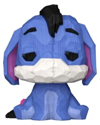 Winnie the Pooh POP! Animation Vinyl Figur Eeyore (Whittled) 9 cm