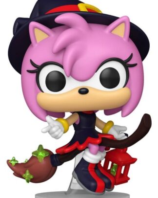 Sonic the Hedgehog POP! Games Vinyl Figur Amy on Broom 9 cm