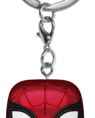 Spider-Man: Brand New Day Pocket POP! Vinyl Schlüsselanhänger 4 cm Spider-Man (Metallic) Display (12)