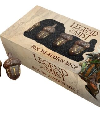 FanRoll Legend in the Mist Würfel Set D6 Resin Acorn (6)