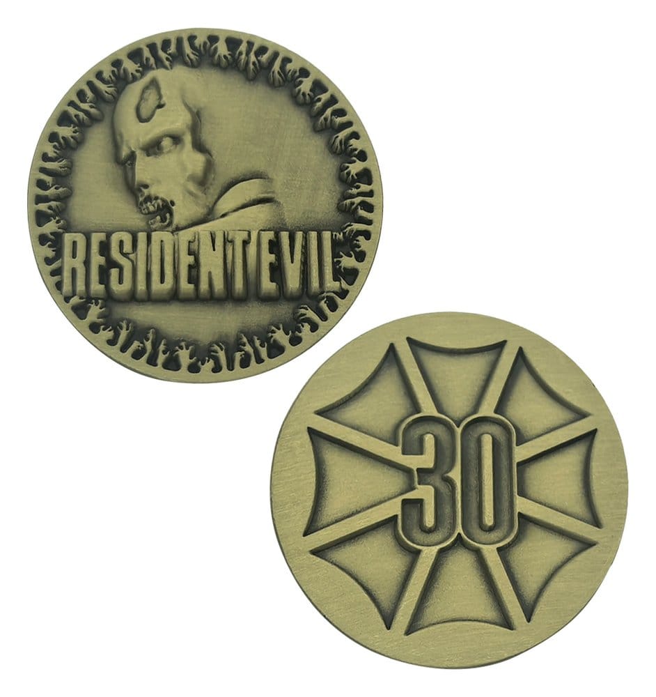 Resident Evil Sammelmünze 30th Anniversary Antique Brass Edition – Bild 2
