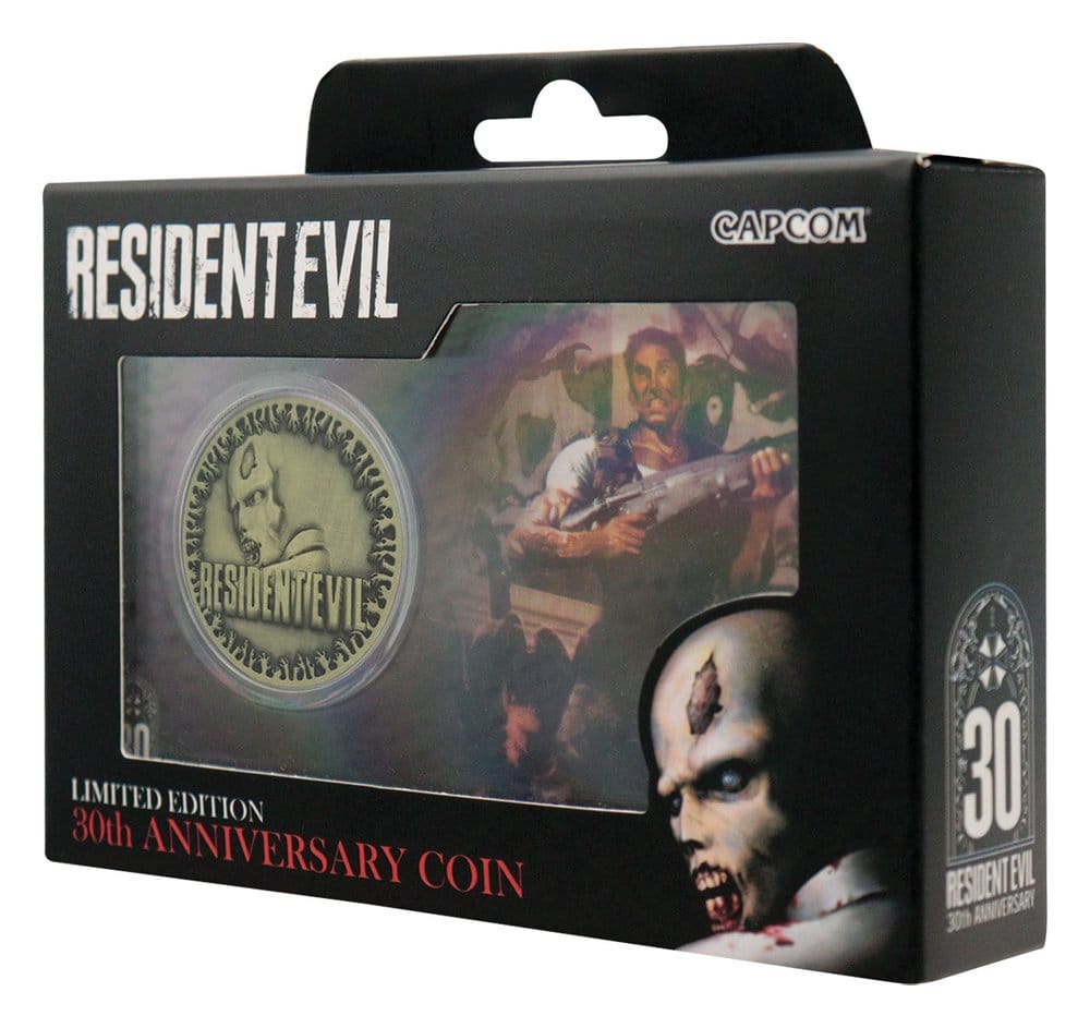 Resident Evil Sammelmünze 30th Anniversary Antique Brass Edition – Bild 3