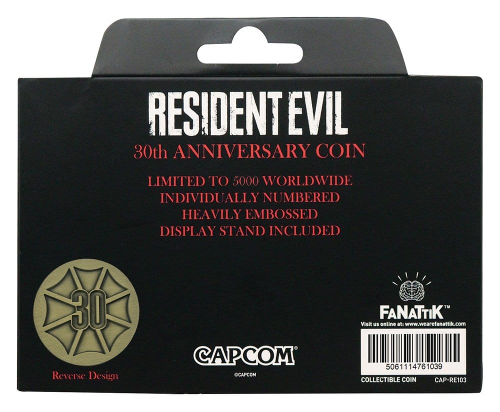 Resident Evil Sammelmünze 30th Anniversary Antique Brass Edition – Bild 4