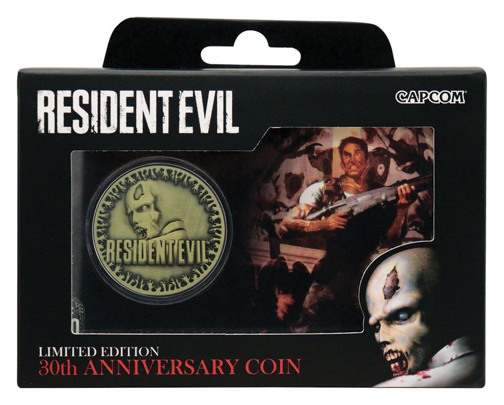 Resident Evil Sammelmünze 30th Anniversary Antique Brass Edition – Bild 5