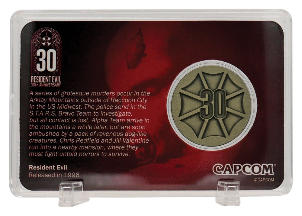 Resident Evil Sammelmünze 30th Anniversary Antique Brass Edition – Bild 7