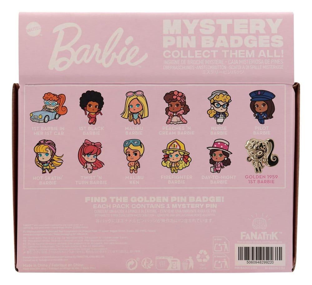 Barbie Mystery Ansteck-Pins Blind Box Display (12) – Bild 3