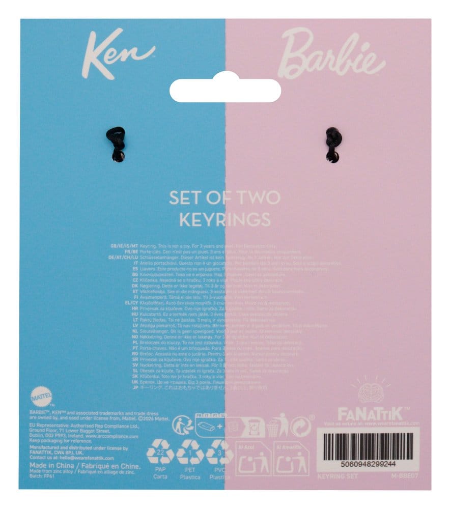 Barbie Schlüsselanhänger-Set Barbie & Ken Twin Box – Bild 8