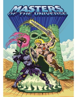 Masters of the Universe Kunstdruck He-Man & Skeletor Limited Edition 42 x 30 cm