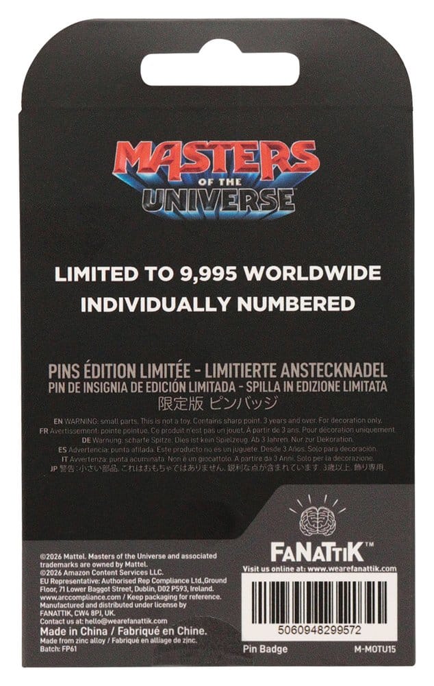 Masters of the Universe 2026 Ansteck-Pin He-Man Limited Edition – Bild 2
