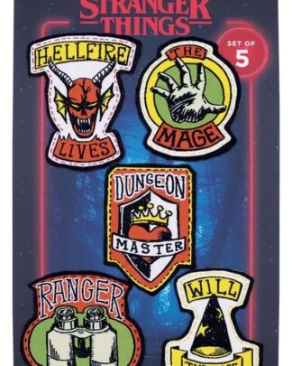Stranger Things Stoffaufnäher 5er-Pack