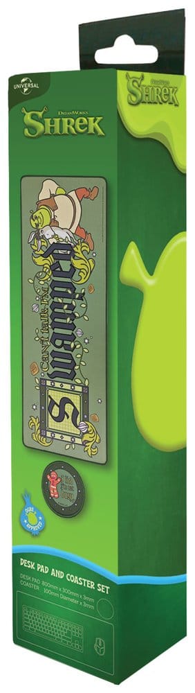 Shrek Schreibtischunterlage & Untersetzer – Bild 5