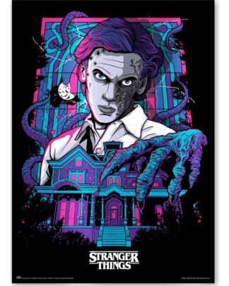 Stranger Things Leuchtendes Poster Premium 50 x 70 cm
