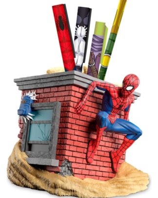 Spider-Man Stiftehalter mit Schreibwaren-Set