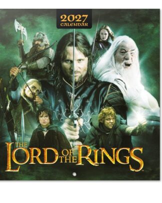 Der Herr der Ringe Wandkalender 2027 30 x 30 cm