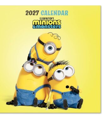 Minions Wandkalender 2027 30 x 30 cm