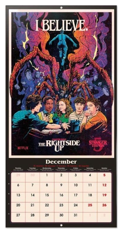 Stranger Things Wandkalender 2027 30 x 30 cm – Bild 3